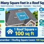 How Many Square Feet in a Roof Square?