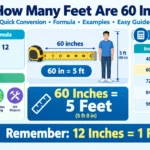 How Many Feet Are 60 In?