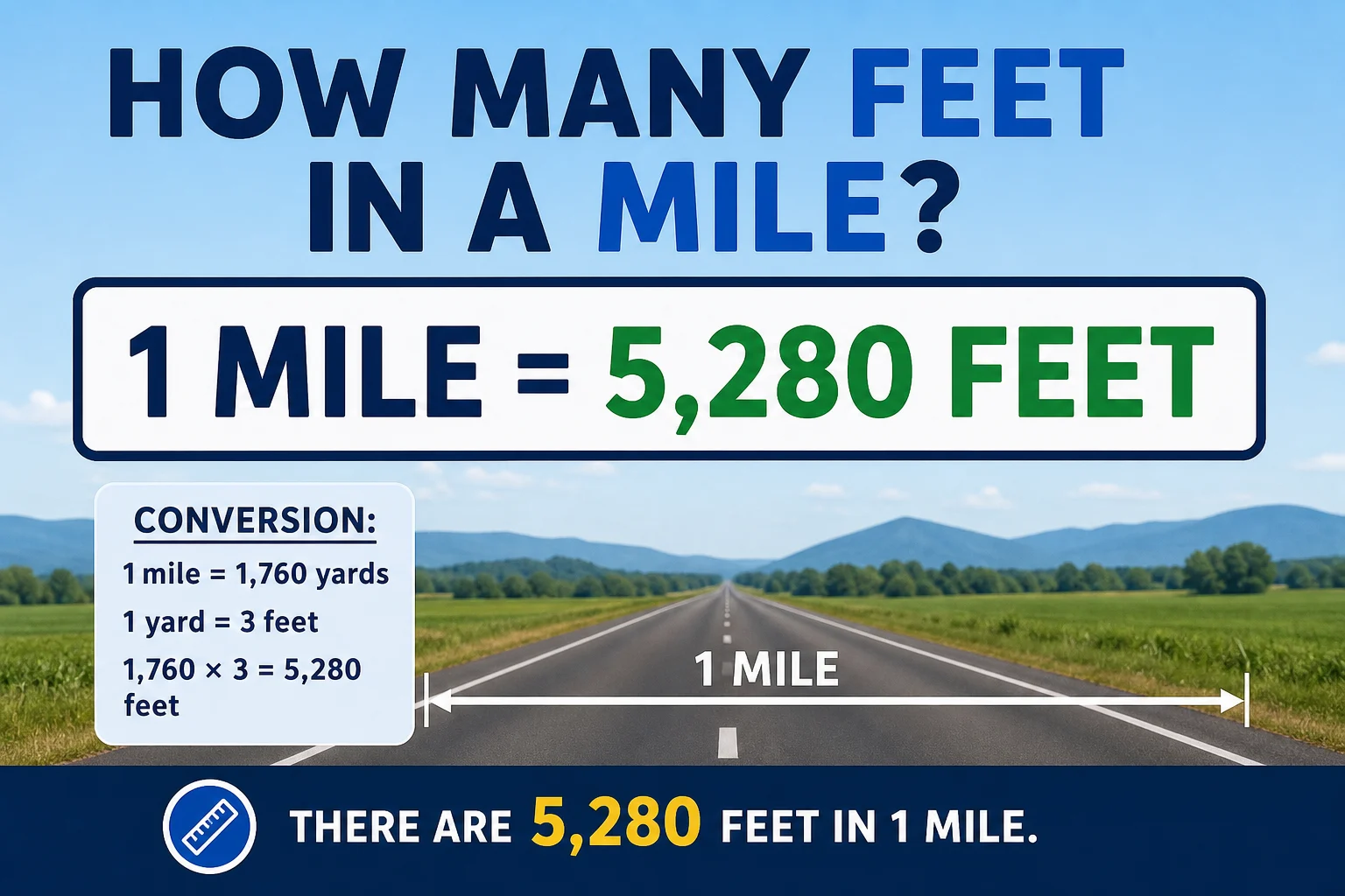 How Many Feet in a Mile?